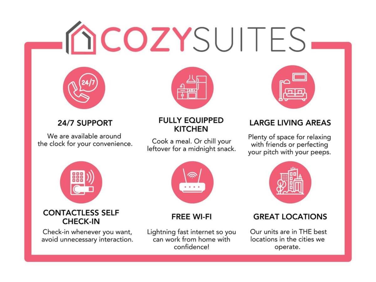 Modern Downtown Apartment 2Br 2Ba By Cozysuites Indianapolis Exterior photo